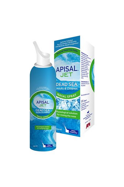 APISAL Jet Dead Sea Nasal Spray 125ml (Adult & Children)