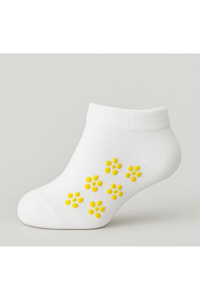 Raysoré جوارب نسائية بيضاء رفيعة مضادة للانزلاق مكونة من 3 قطع