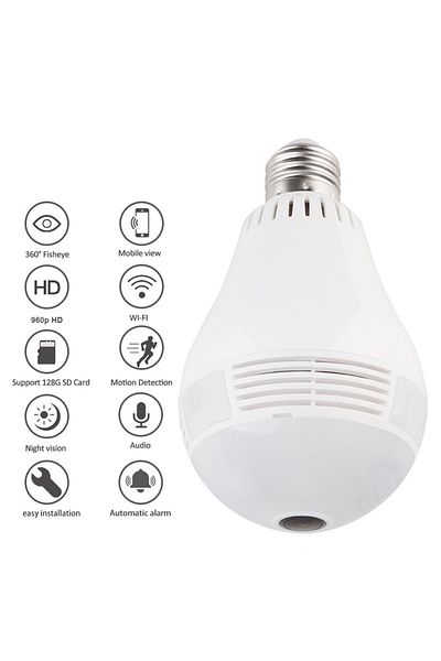 Choice 4MP Bulb-Shaped Home Security Camera