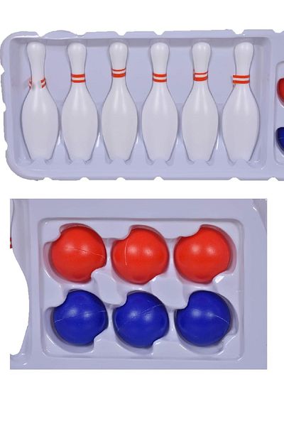 rexa 6 Pieces Small Bowling and Ping Pong Blaster for Boys