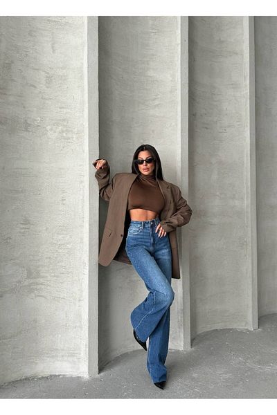 DENİKK Trend Design special Pantaloni Palazzo cu picioare largi, cu potrivire confortabilă 25