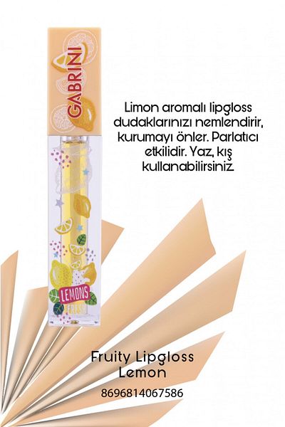 Gabrini Fruity Lipgloss Lemon