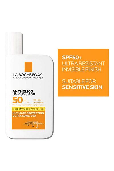La Roche Posay SPF50+ Anthelios Uvmune 400 Invisible Fluide, 50ml