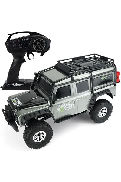 Generic Land Rover Defender Zp1002, 1:10 Scale, Rc Crawler, (4WD) 2.4g Off Road Crawler, 2 Batteries