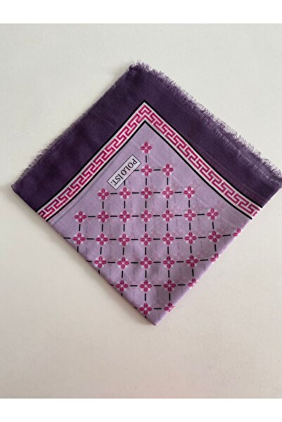 poloist Çekme Papatya Desen Tülbent Yazma