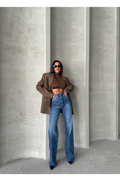 DENİKK Trend Design special Pantaloni Palazzo cu picioare largi, cu potrivire confortabilă 25