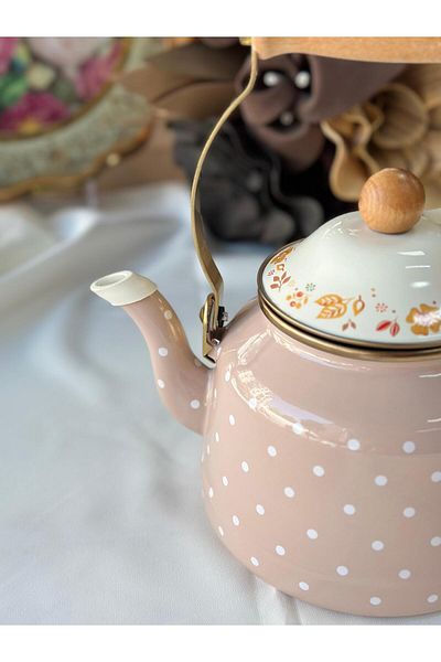 MD MİMOZA DEKOR Enamel Amanda Kettle