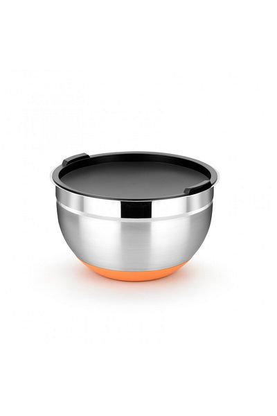 Bra Efficient Bowl, Stainless Steel, With Lid, 16 Cm, 1.6 Liters