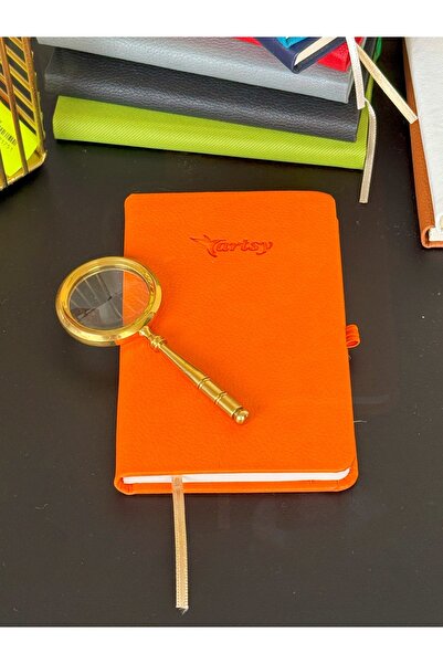 notin paper 9x14 cm Termo Deri Kapaklı Lastikli Çizgili 80 Yaprak Cep Boy Defter