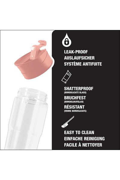 SIGG Nova Shy Pink Insulated Coffee Travel Mug