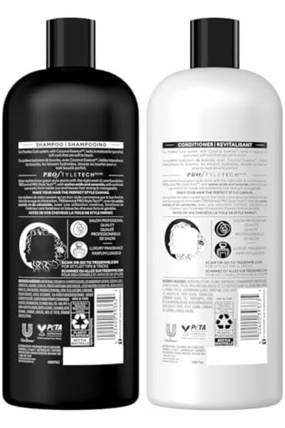 TRESemmé TRESemmé Flawless Curls - Curl Hydration With Vitamin B1 - Shampoo & Conditioner Set - 28 FL OZ (82