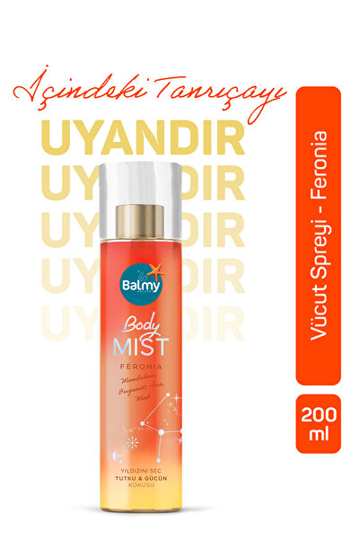 Balmy Feronia Kadın Vücut Spreyi, Mandalina & Lavanta & Misk 200 ml