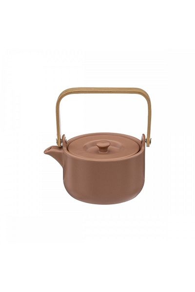 Secret de Gourmet Τσαγιέρα SG Alicante και σετ 2 κούπες, κεραμική, καφέ, 500 ml