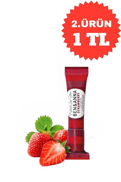 BEN ANNA Vegan Natural Lip Balm Strawberry 6 Gr