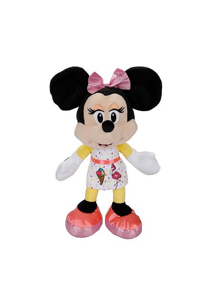 Sunman Toy Plush Core Minnie in Flamingo Dress 25 cm