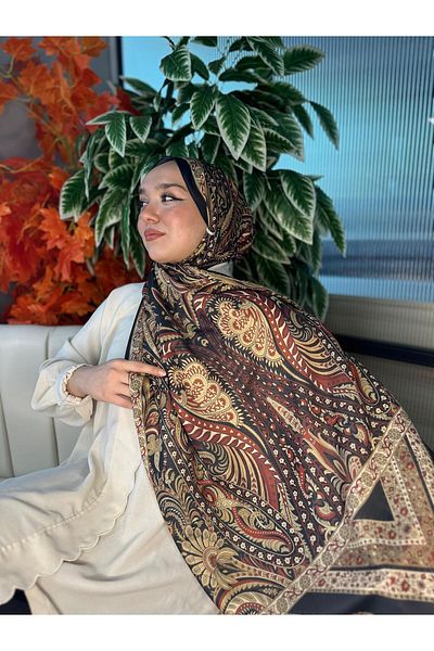 Oxygen Scarfs Etro Pattern New Cotton Soft Shawl 23012