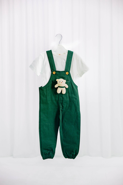 LLUVİA KIDSS Ayıcıklı Salopet Tulum