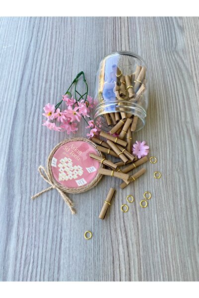 shop Sevgiliye Hediye, Aşk Notları Kavanozu, 50 Not Kavanozu,Romantik Sözler