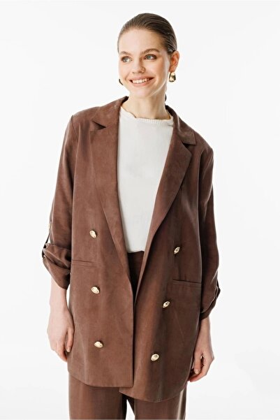 Ghisa İpek Kupra Takım 25ygstkm3047 Kahve