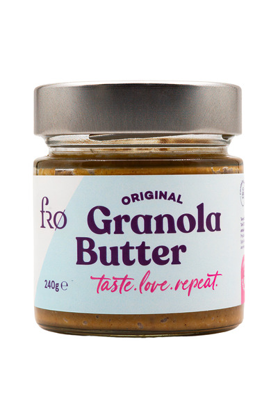 FRO Granola Butter Original Glutensiz Şekersiz Vegan Sürülebilir Ezme Katkısız 240gr