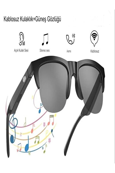 DEANB FB22 Dokunmatik Bluetooth 5.3 Akıllı UV Güneş Gözlüğü | Çift Hoparlörlü...