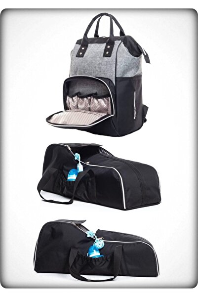 Avşar Baby 2 Li Bebek Taşıma Seti En İyi Anne Bebek Bakım Çantası ve Portbebe Modelleri