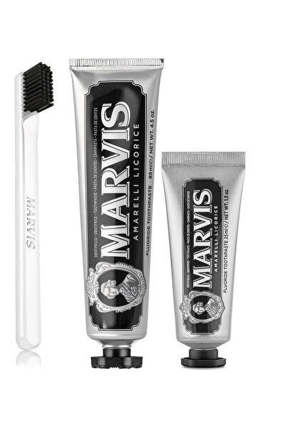 Marvis Amarelli Mint 3'lü 85 ml 25 ml Yumuşak Diş Fırçası