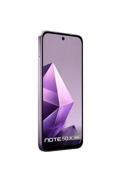 INFINIX هاتف إنفينيكس نوت 50x 5G الذكي، ذاكرة وصول عشوائي (RAM) سعة 8 جيجابايت، سعة تخزين 256 جيجابايت، لون بنفسجي ساحر، X6857