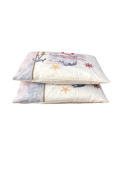 Clasy 2 Πακέτο 100% Cotton Ranforce Μαξιλαροθήκη 50 X 70