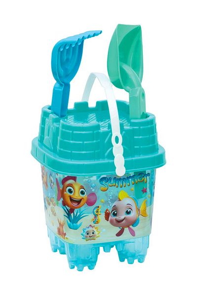 a v d a Aqua Kale Bucket Set Sand Bucket with Water Bowl