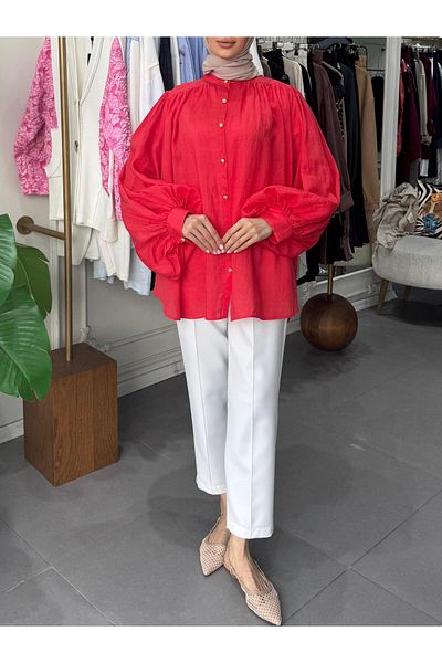 Ghisa Robali Balon Sleeve Shirt