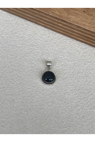 Rupen Kraft 925 Ayar Gümüş Turmalin Taşlı Gümüş Kolye Ucu
