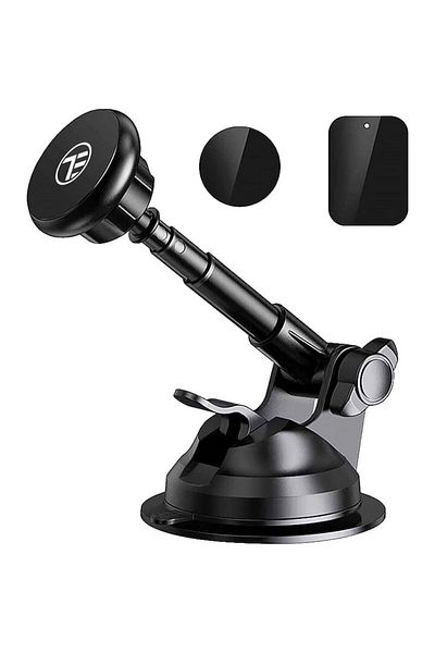 TELLUR Suport magnetic Tellur MUM cu ventuza telescopic Negru