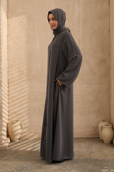 arga prive omuzda el işlemeli ferace