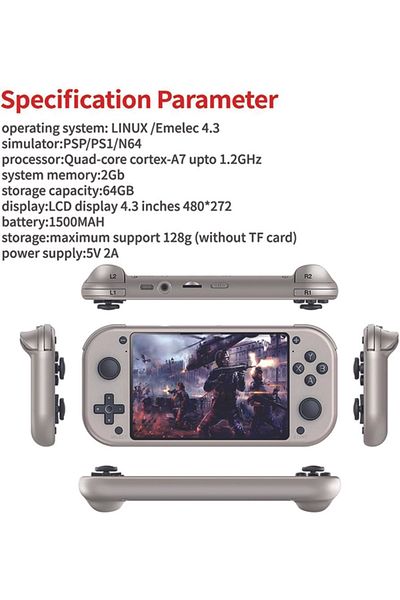 Other X6 Handheld Gaming Console – Relive Your Memories with 1000+ Classic Games
