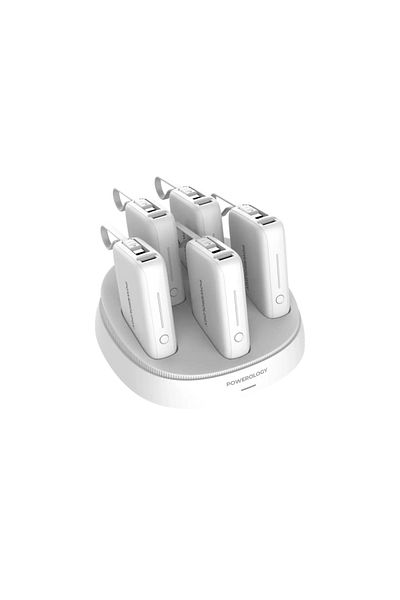 Powerology Powerology x5 Power Bank 10000mAh PD, 50W QC, USB-A, USB-C, Fast Charging Station,
