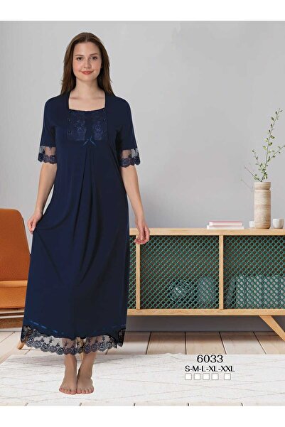 Lohussa Mornarsko plava Čipka komadna specijalna dizajnerska letnja Pamuk tru...