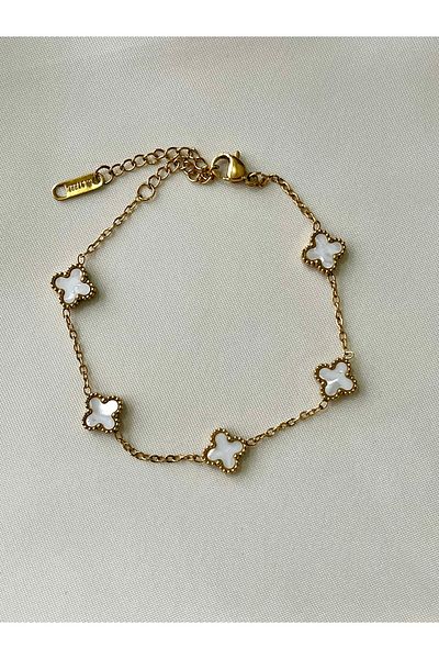 Twinssis Accessories Steel Clover Bracelet