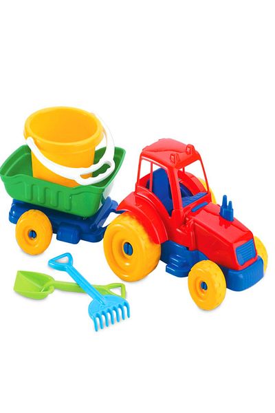 a v d a Shovel with Tractor Bucket Beach Sea Set Sand Bucket Toy Tractor