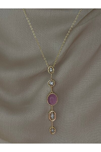 Twinssis Accessories Baget Taşlı Focus Y Kolye