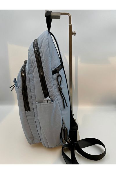 seyyah Multi-Pocket Water Resistant Parachute Fabric Backpack and Body Bag Dual Use Bag