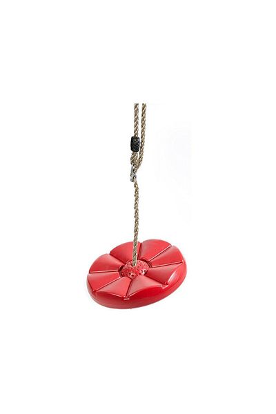 zola Leagan de gradina pentru copii, disc rotund model floare, sarcina maxima 75 kg, diametru 27 cm, rosu