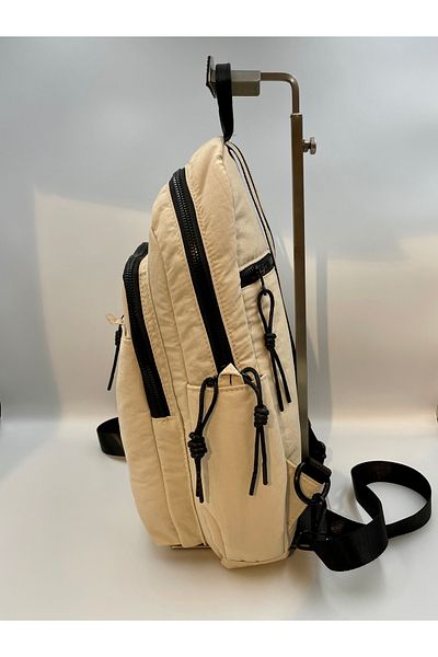 seyyah Multi-Pocket Water Resistant Parachute Fabric Backpack and Body Bag Dual Use Bag