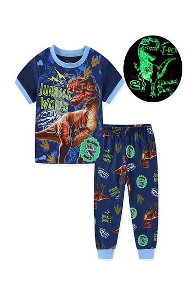 Babyqlo Jurassic T-Rex World Explorer Pajama Set