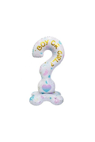 Party and Story A balloon intended to determine the fetus as a boy or a girl