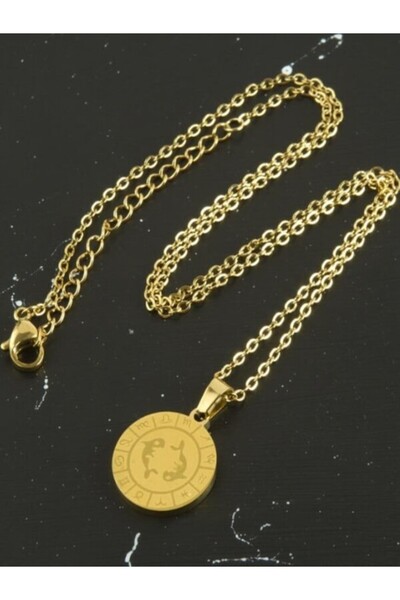 CADI BOUTİQUE قلادة من الفولاذ على شكل برج الحوت