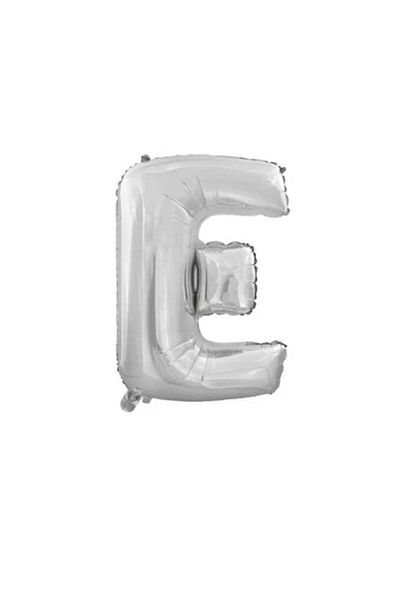 Party and Story Letter foil balloon, size 18 inches, silver color, 43 cm