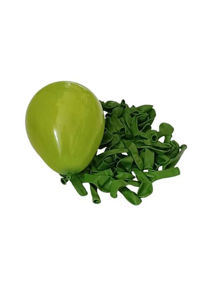Party and Story Balloon 50 pieces, 5 inches, olive green color
