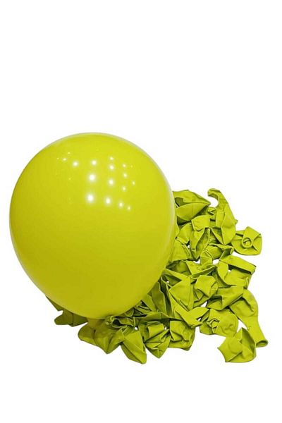 Party and Story 50pcs 12 inch latex balloon kiwi color