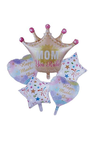 Party and Story Mother's Day five-piece foil balloon set
